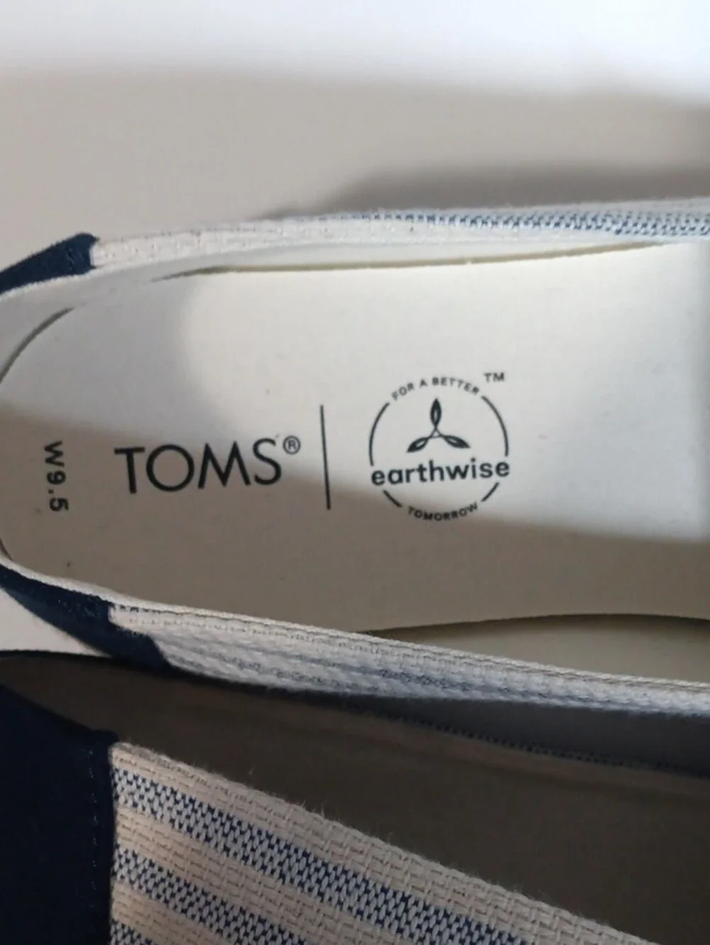 Toms Navy Blue Canvas Espadrilles